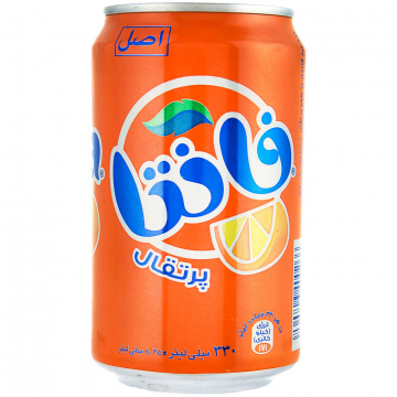 نوشابه پرتقالی فانتا 330 میلی لیتری